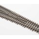 Code 100 Nickel Silver DCC-Friendly 6 Turnout -- Left Hand, HO, WalthersTrack 10017