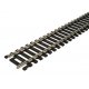 Flex Track - 36′ 91.4cm pkg(5) -- Code 100 Nickel Silver, HO, Life-Like Products 3004