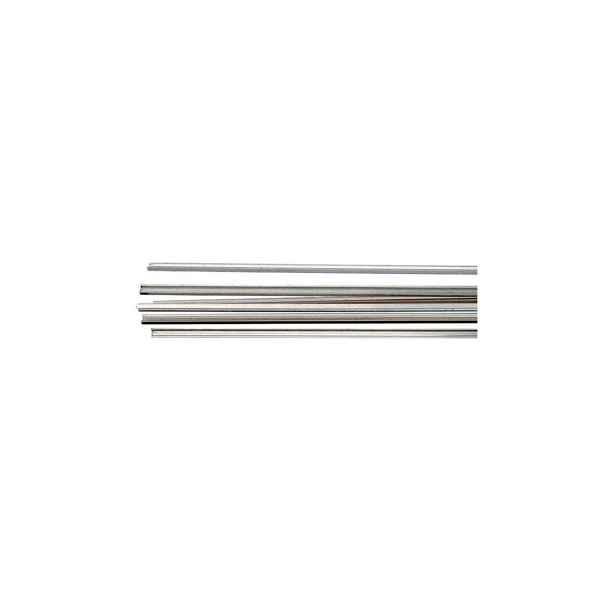 Code 100 Nickel Silver Rail pkg(17) -- Each section - 36` 0.9m long 51` 15.5m total length, HO, WalthersTrack 10000