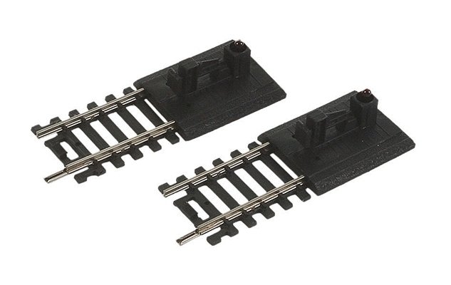 Lighted Bumper 2-Pack -- Code 100 Nickel Silver, HO, Life-Like Products 3008