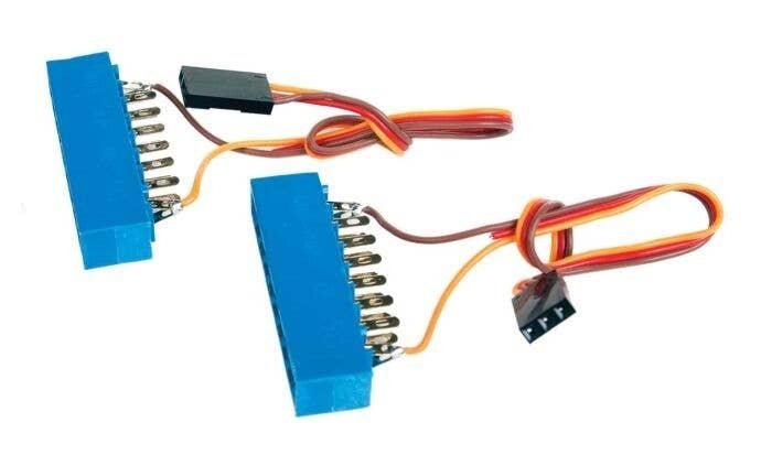 Walthers Layout Control System -- Edge Connector for Tortoise(TM) Switch Machine w/Green, All Scales, Walthers Controls 144