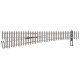 Code 70 Nickel Silver DCC Friendly Number 6 Turnout -- Left Hand, HO, WalthersTrack 70017