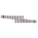 Code 83 Nickel Silver DCC Friendly Number 5 Single Crossover Turnout -- Right Hand, HO, WalthersTrack 83074