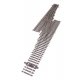 Code 83 Nickel Silver DCC Friendly Number 5 Single Crossover Turnout -- Left Hand, HO, WalthersTrack 83073