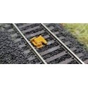 Track Derail -- Unpainted Metal Castings pkg(3), HO, Durango Press 214