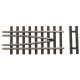 Code 83 Nickel Silver Bridge Track End Set -- Includes 2 End Track Pieces, 2 Spacer Ties, HO, WalthersTrack 83005