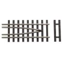 Code 83 Nickel Silver Bridge Track End Set -- Includes 2 End Track Pieces, 2 Spacer Ties, HO, WalthersTrack 83005