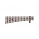 North American-Style Code 83 6 Turnout - Streamline -- Left Hand, Unifrog, HO, Peco SLU8362