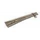 North American-Style Code 83 6 Turnout - Streamline -- Left Hand, Unifrog, HO, Peco SLU8362