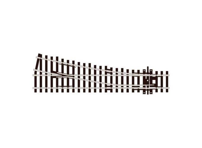 Code 100 Small Radius Turnout - Streamline -- Right Hand, Insulfrog, HO, Peco SL91