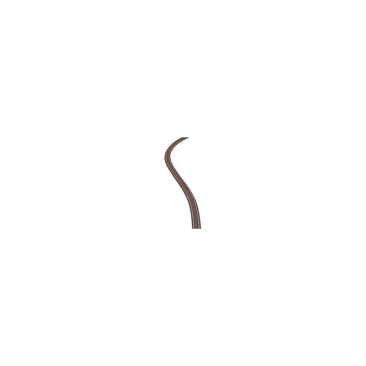 Code 55 Track w/Nickel-Silver Rail & Brown Ties -- Flex Track - Length: 30′ 76.2cm, N, Atlas Model Railroad Co. 2000