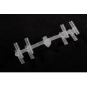 Code 70 Insulated Rail Joiners pkg(24) -- pkg(24), HO, WalthersTrack 70104