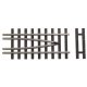 Code 100 Nickel Silver Bridge Track End Set -- Includes 2 End Track Pieces, 2 Spacer Ties, HO, WalthersTrack 10005
