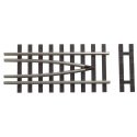 Code 100 Nickel Silver Bridge Track End Set -- Includes 2 End Track Pieces, 2 Spacer Ties, HO, WalthersTrack 10005