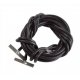 Code 70 Nickel Silver Terminal Joiners pkg(2) -- Includes Black 22-Gauge Wire, HO, WalthersTrack 70103