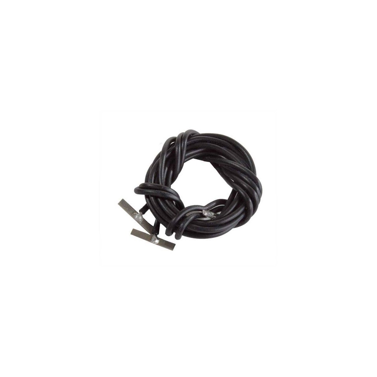 Code 70 Nickel Silver Terminal Joiners pkg(2) -- Includes Black 22-Gauge Wire, HO, WalthersTrack 70103