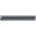 Straight Roadbed Track Section - Unitrack -- 9-3/4′ 24.8cm pkg(4), N, Kato USA Inc 20000