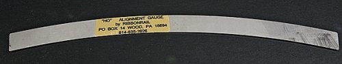 10` Curved Track Alignment Gauge -- 18` Radius, HO, Ribbonrail 1018