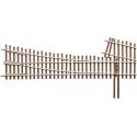 Code 83 Ladder Track System Turnout -- 5d Right Hand Intermediate Ladder, HO, Micro Engineering 14717
