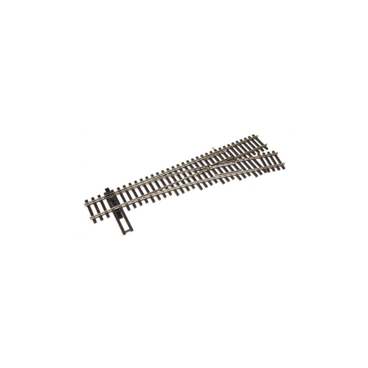Code 100 Nickel Silver DCC-Friendly 4 Turnout -- Right Hand, HO, WalthersTrack 10014