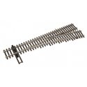 Code 100 Nickel Silver DCC-Friendly 4 Turnout -- Right Hand, HO, WalthersTrack 10014