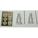Switch Stand Style III w/Etched Targets -- 2 Sets, HO, Details West 952