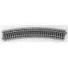 Curved Track 22.5-Degree Radius pkg(4) - Unitrack -- 24′ 610mm, HO, Kato USA Inc 2220