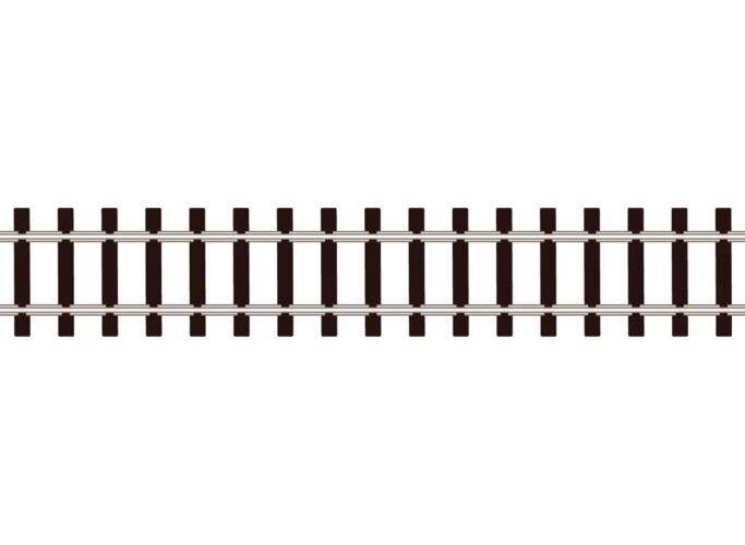 Code 55 Wooden Tie Flex Track - Streamline -- 36′ 91.4cm Section, N, Peco SL300F