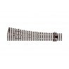 Code 75 Streamline Medium Radius Turnout -- Right Hand, Electrofrog, HO, Peco SLE195