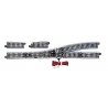 4 Electric (Remote) Turnout - Unitrack -- Left Hand, N, Kato USA Inc 20220