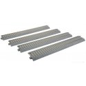 Straight Track w/Concrete Ties - Unitrack -- 9-3/4′ 246mm pkg(4), HO, Kato USA Inc 2152