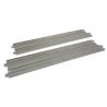 Straight Double Concrete Slab Track - Unitrack -- 9-3/4′ 24.8cm pkg(2), N, Kato USA Inc 20006