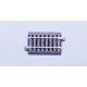 Straight Roadbed Track Section - Unitrack -- 2-3/8′ 60mm pkg(4), HO, Kato USA Inc 2105