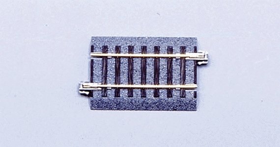 Straight Roadbed Track Section - Unitrack -- 2-3/8′ 60mm pkg(4), HO, Kato USA Inc 2105