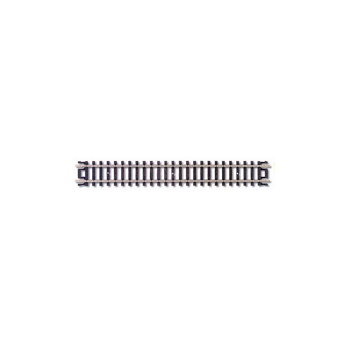 5′ Straight Snap-Track(R) -- Black Ties pkg(6), N, Atlas Model Railroad Co. 2501