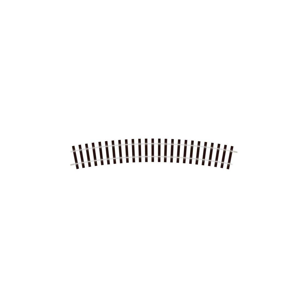 Peco Setrack Section -- Straight 16′ 40.6cm Radius pkg(8), O, Peco ST725