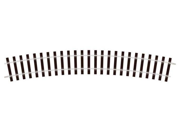 Peco Setrack Section -- Straight 16′ 40.6cm Radius pkg(8), O, Peco ST725