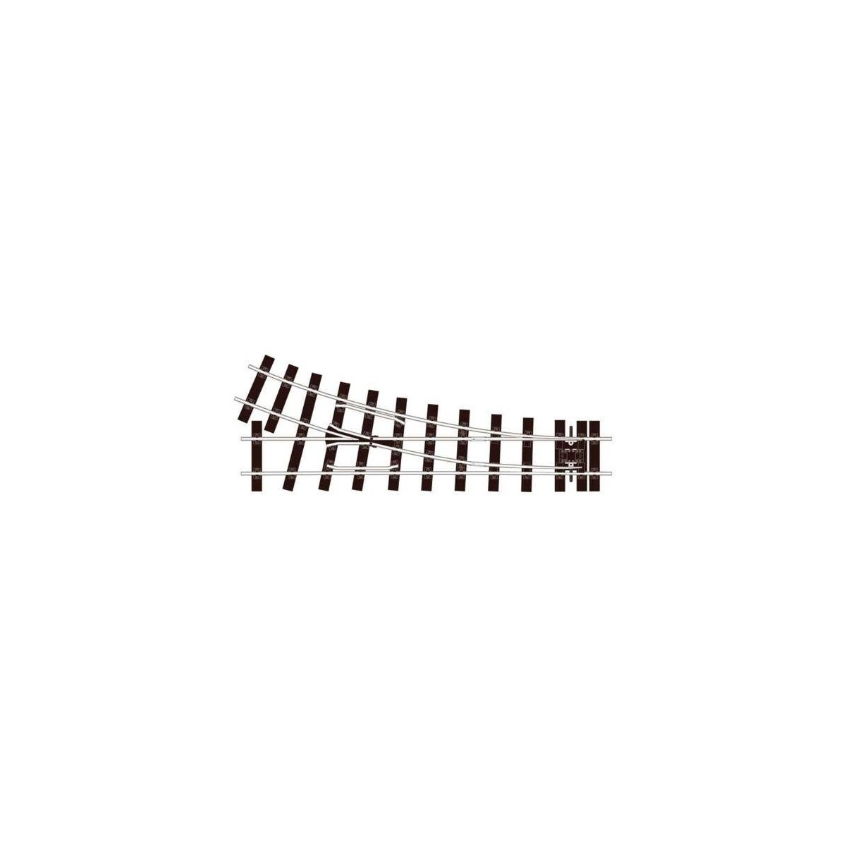 Code 200 Electrofrog Turnout -- Right Hand, O, Peco SLE691