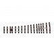 Code 200 Nickel Silver -- Turnout Medium Radius Left Hand, O, Peco SLE696