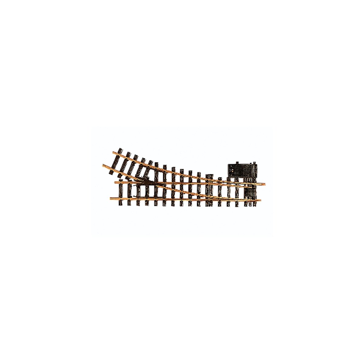 Electric Turnout - R3 - 22.5 Degrees -- Right-Hand (Diameter: 8`2` 249cm), G, LGB 16050