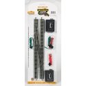E-Z Track(R) 6 Single Crossover -- Left Hand, N, Bachmann Industries 44875