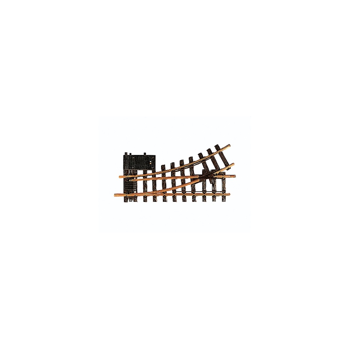 Electric Turnout - R1 - 30 Degrees -- Left-Hand (Diameter: 4`3` 130cm), G, LGB 12150