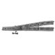 Unitrack - Powered Turnout -- 6 Left Hand - 19-3/8` 492mm 34-1/8` 867mm Radius, HO, Kato USA Inc 2860
