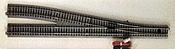 Unitrack - Powered Turnout -- 6 Right Hand - 19-3/8` 492mm 34-1/8` 867mm Radius, HO, Kato USA Inc 2861