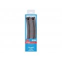 Code 100 Nickel Silver Standard 22.5 Degree Curved Section - Setrack -- 19-7/8′ 50.5cm (3rd) Radius pkg(8, HO, Peco ST2030
