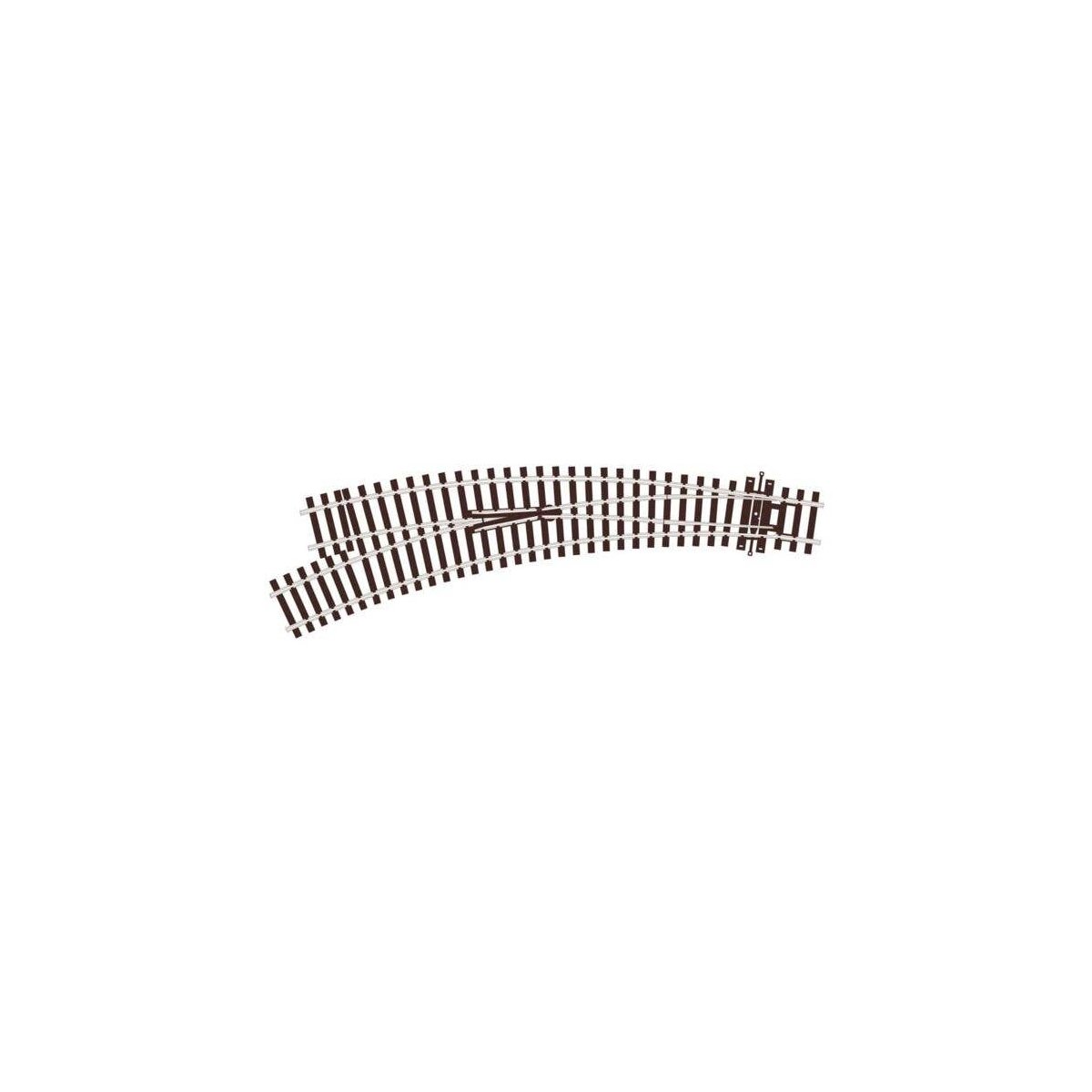 Code 100 Small Radius Unifrog Turnout - Streamline -- Left Hand, HO, Peco SLU77