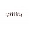 OO-9/HOe Curved Track - Setrack -- 1 9′ 22.8cm Radius, 22.5 Degree Sections pkg(8), HOn30, Peco ST403