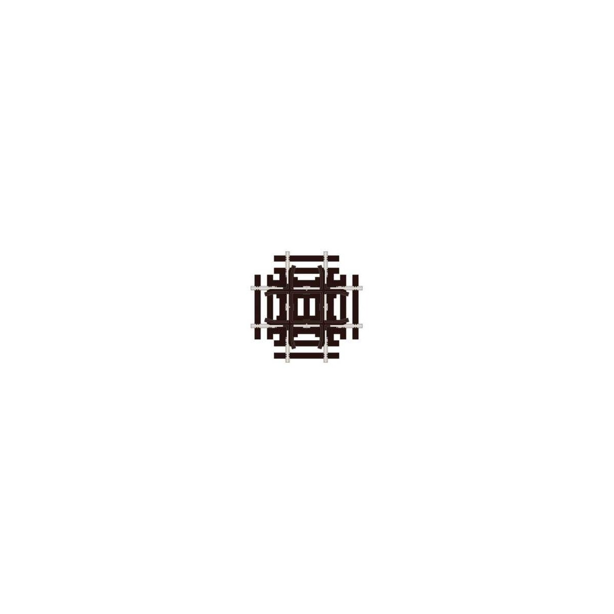 Code 83 Line -- 90-Degree Crossing, HO, Peco SL8390