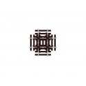 Code 83 Line -- 90-Degree Crossing, HO, Peco SL8390