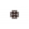 Code 83 Line -- 90-Degree Crossing, HO, Peco SL8390